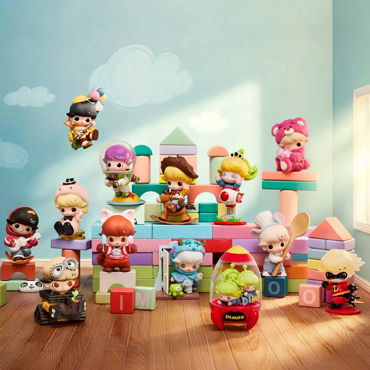 DIMOO WORLDx PIXAR Series Figures