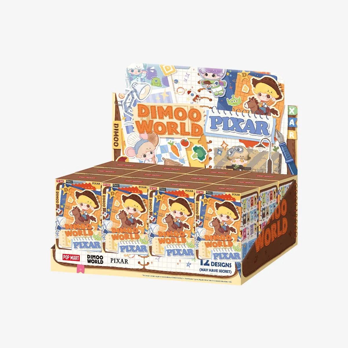 DIMOO WORLDx PIXAR Series Figures