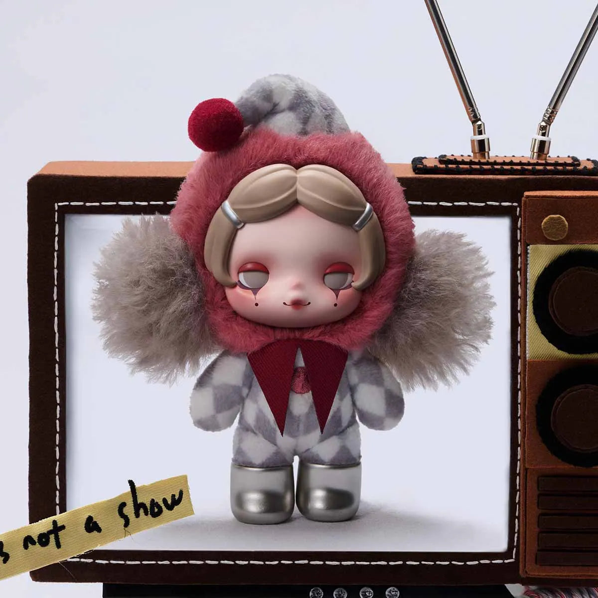 θ Skullpanda Off Mode Series Plush Pendant