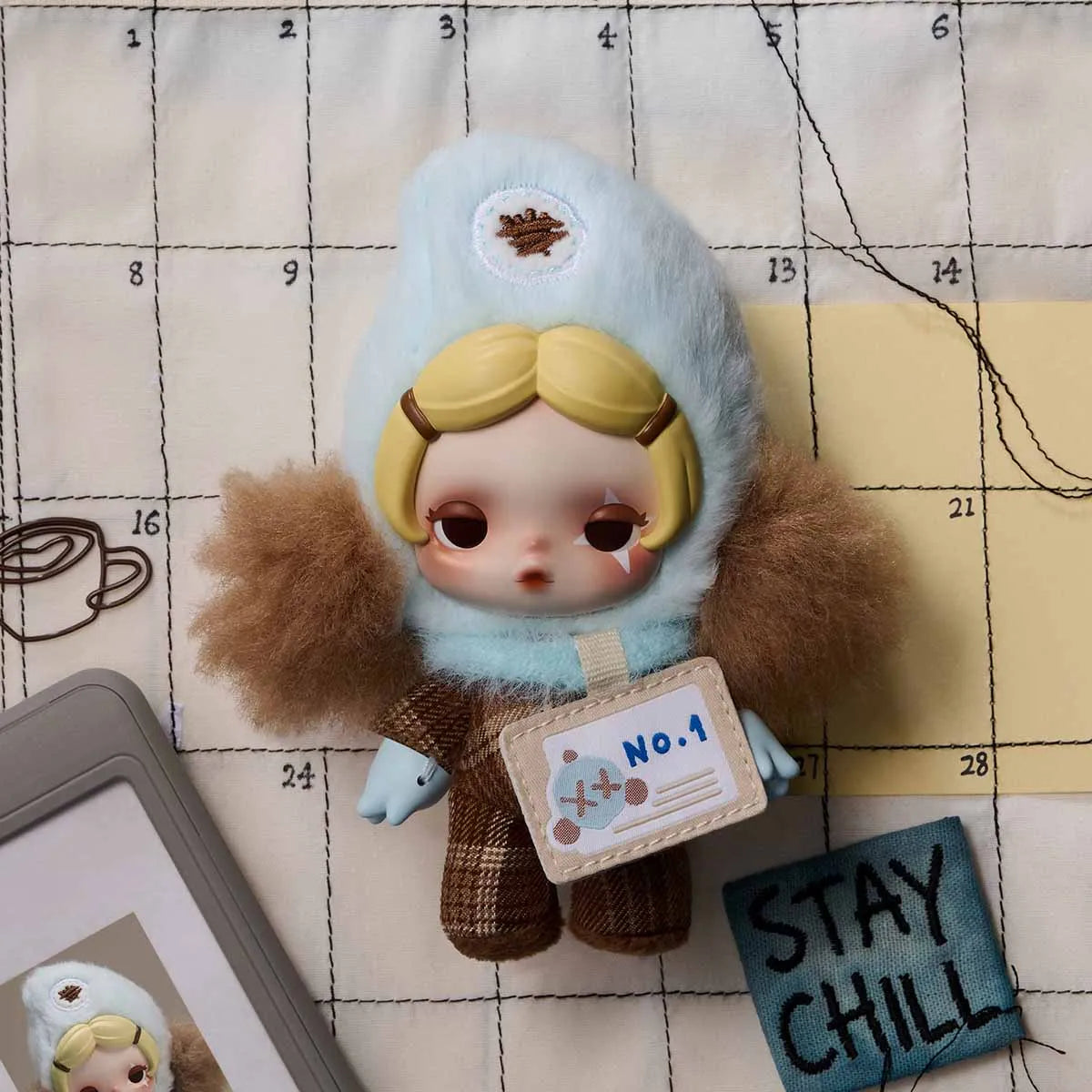 θ Skullpanda Off Mode Series Plush Pendant