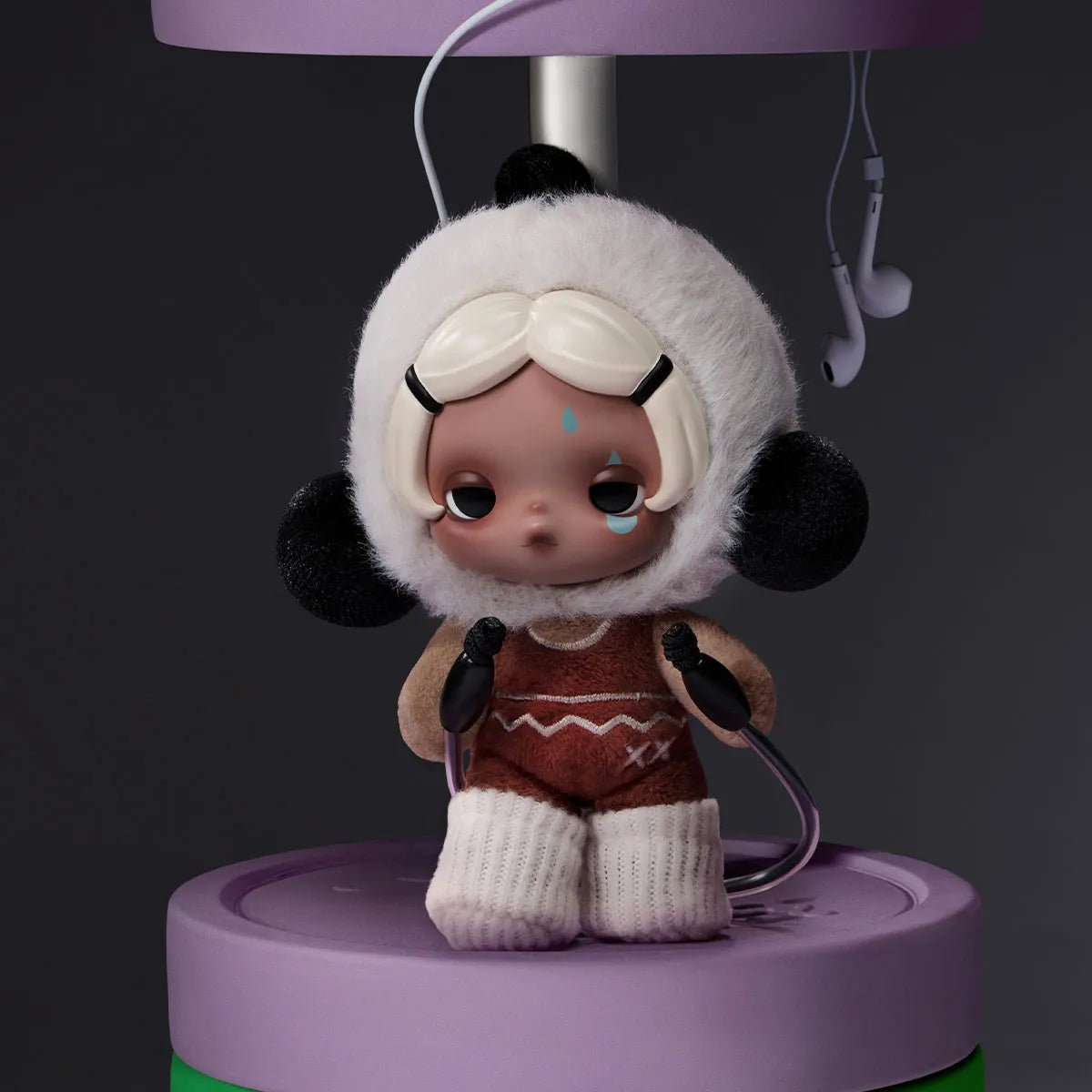 θ Skullpanda Off Mode Series Plush Pendant