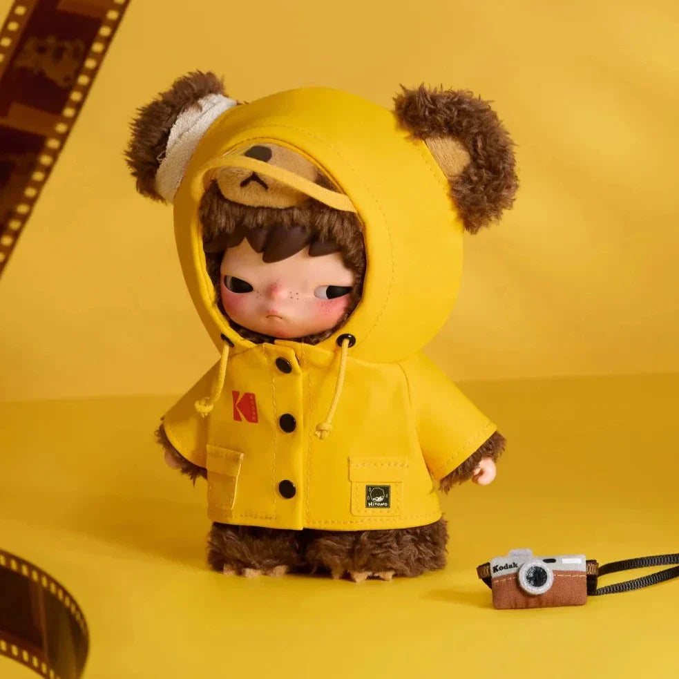 POP MART Hirono × Kodak Little Bear Vinyl Plush Pendant