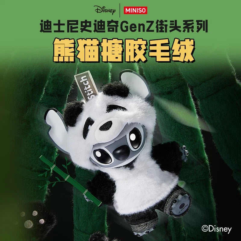 Miniso Disney Stitch GenZ Street Panda Vinyl Plush Toy